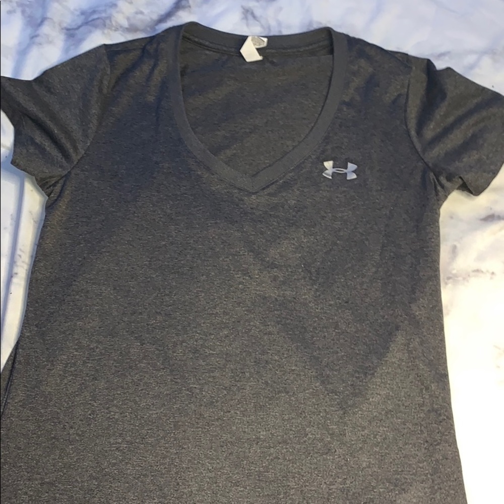 Under Armour gray v-cut shirt